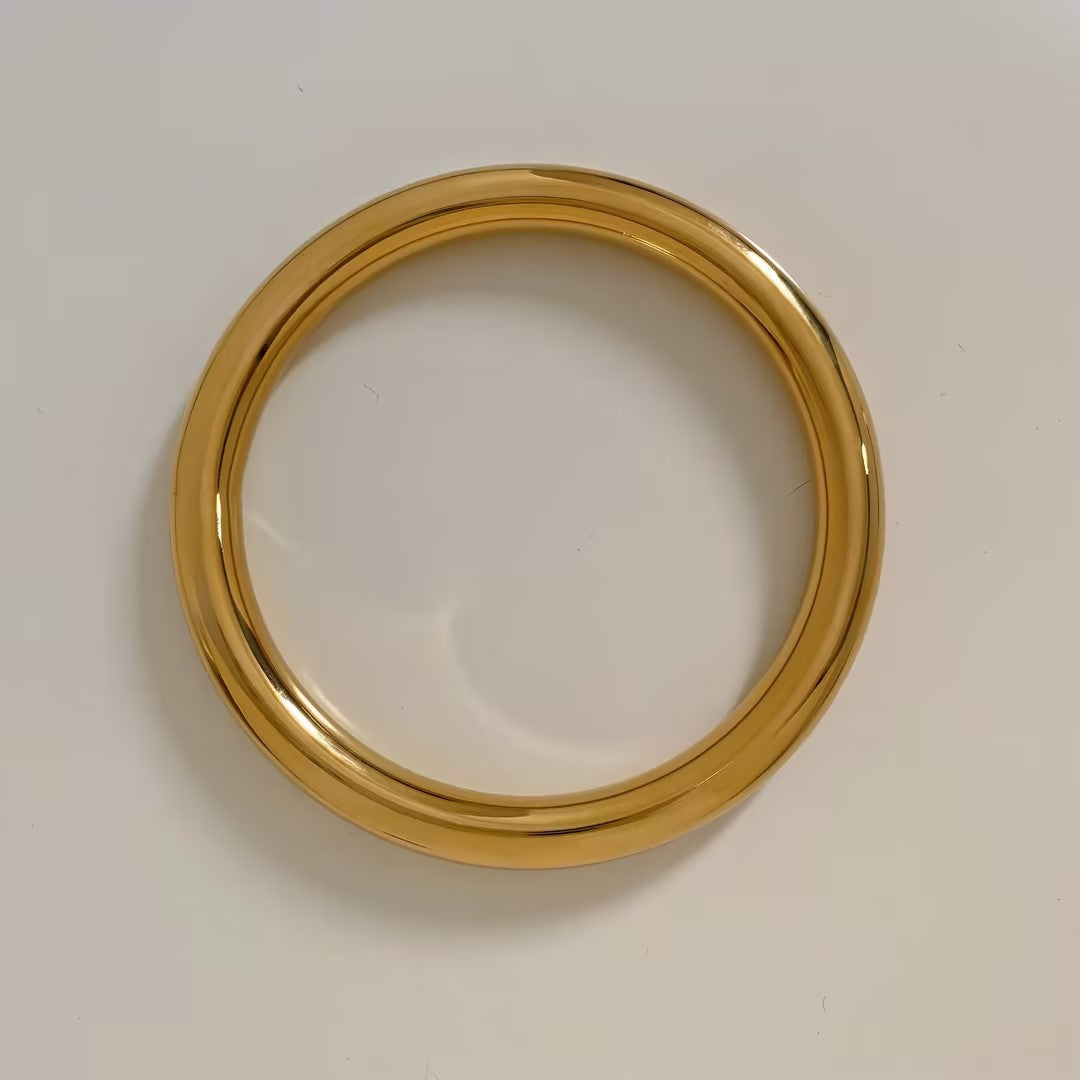Silver Golden bangle set