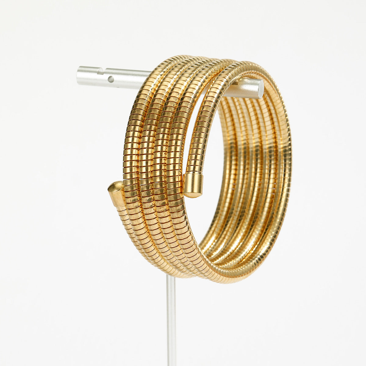 Spiral chunky bangle