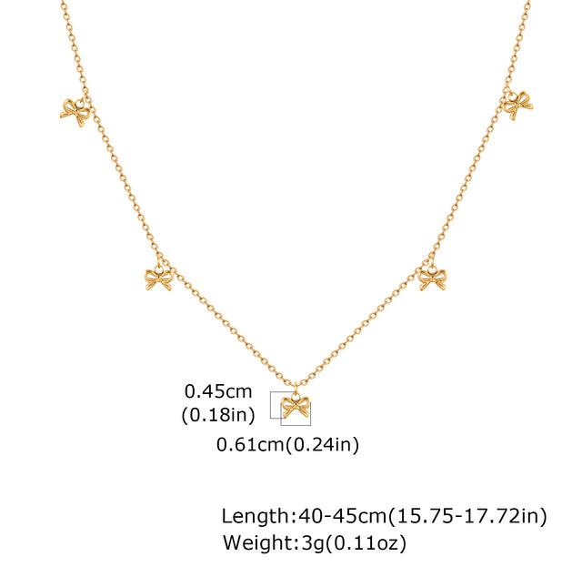 Belly's bow Necklace