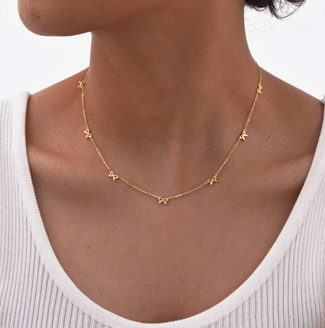 Belly's bow Necklace