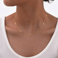 Belly's Bow Necklace | 18K Gold Plated | Waterproof