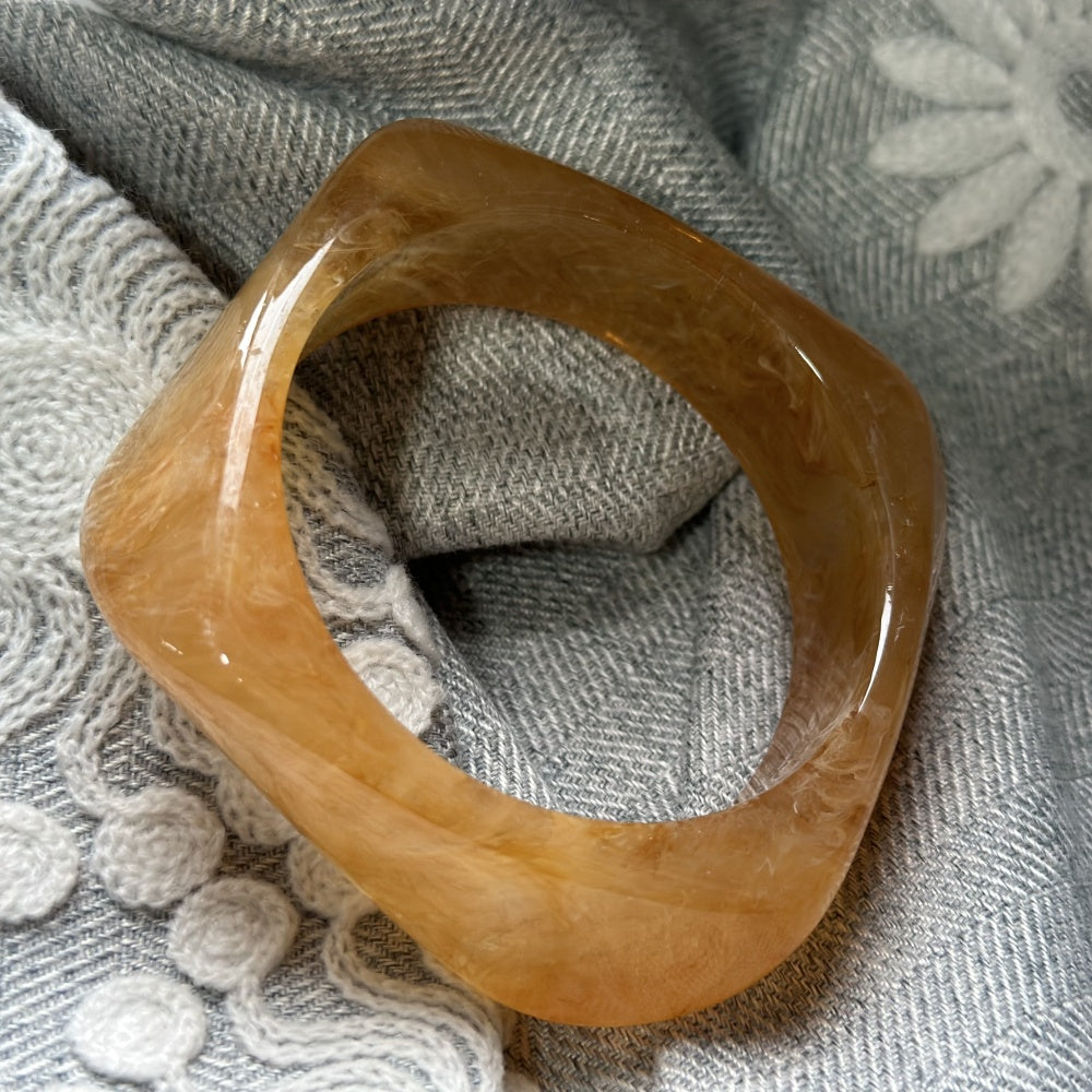 "IT Girl Resin Chunky Bangle Set"