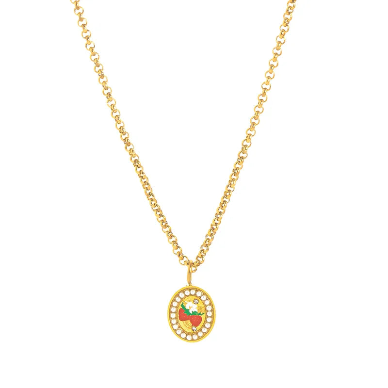 "Berry In Love" necklace