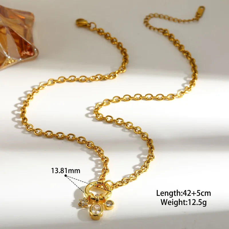 Droplet necklace & earrings set