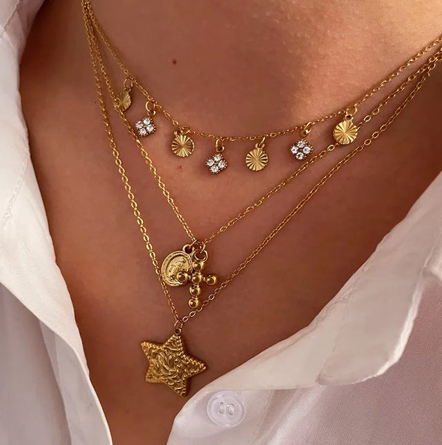 Nova Necklace (gold plated)