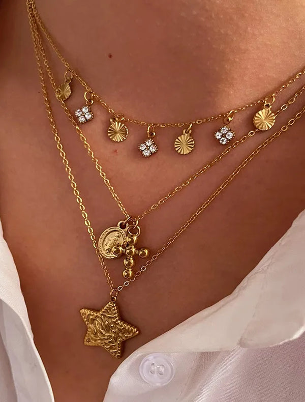 Nova Necklace (gold plated)