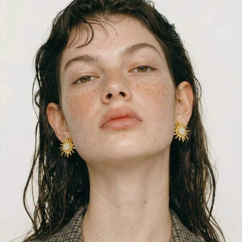 The REBEL Trio of Necklace, Earrings, & Hand Chain