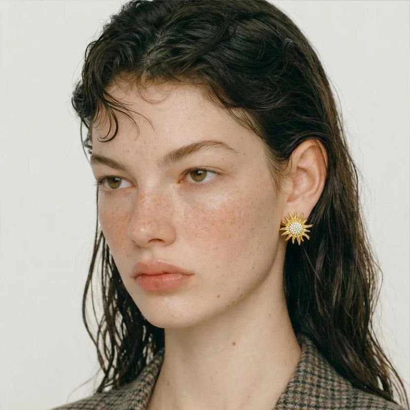 The REBEL Trio of Necklace, Earrings, & Hand Chain