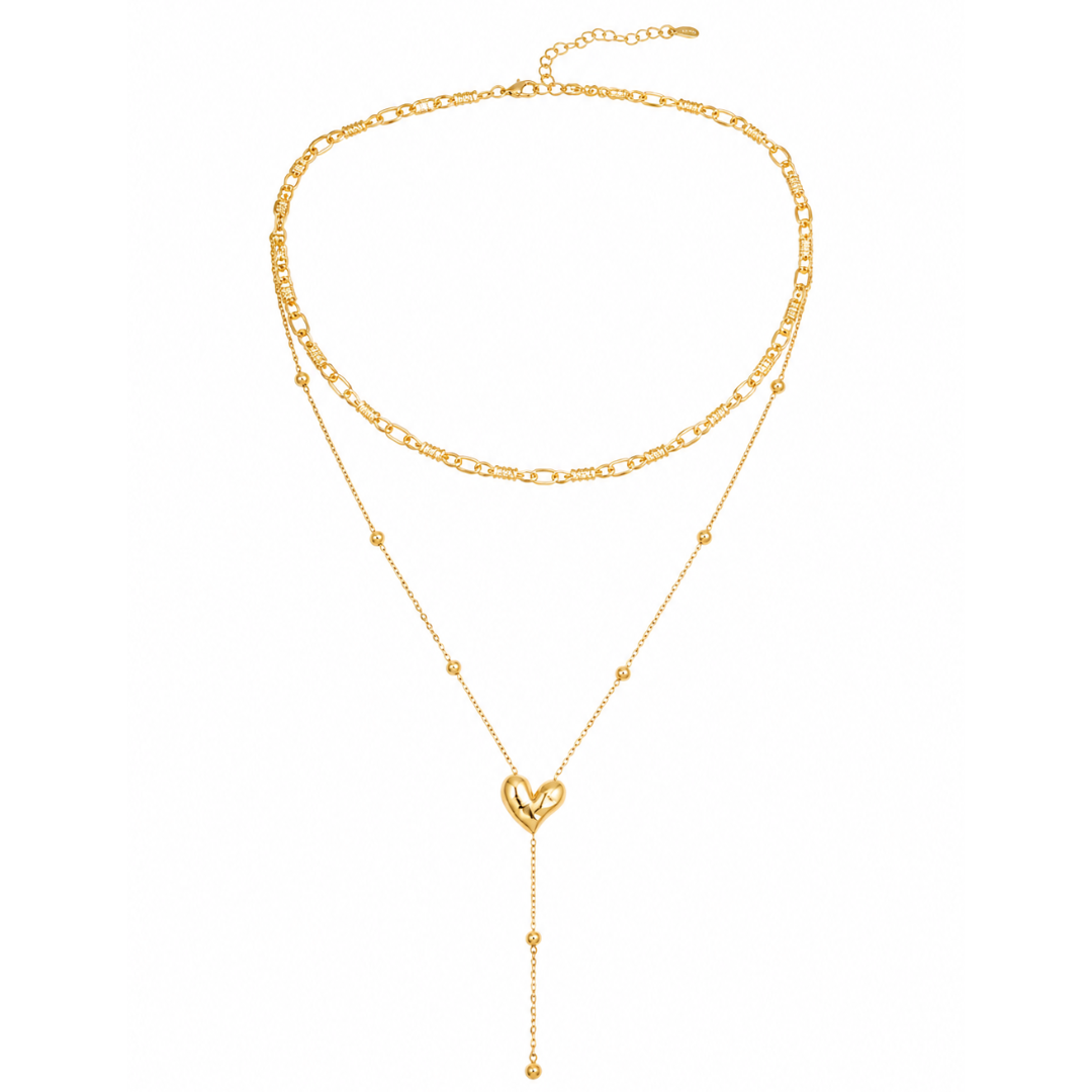 Sanya’s necklace stack