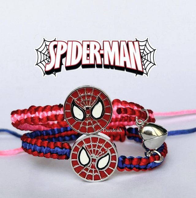 Spider-Man inspired matching bands
