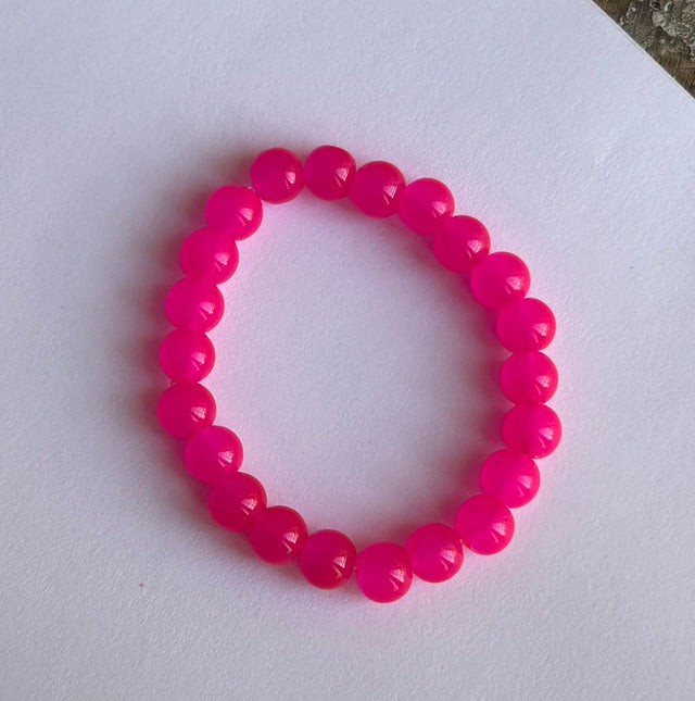 Dark pink bracelet