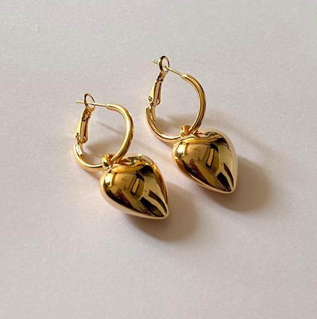 heart earrings
