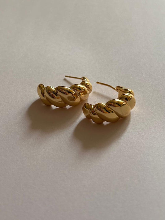 croissant earring