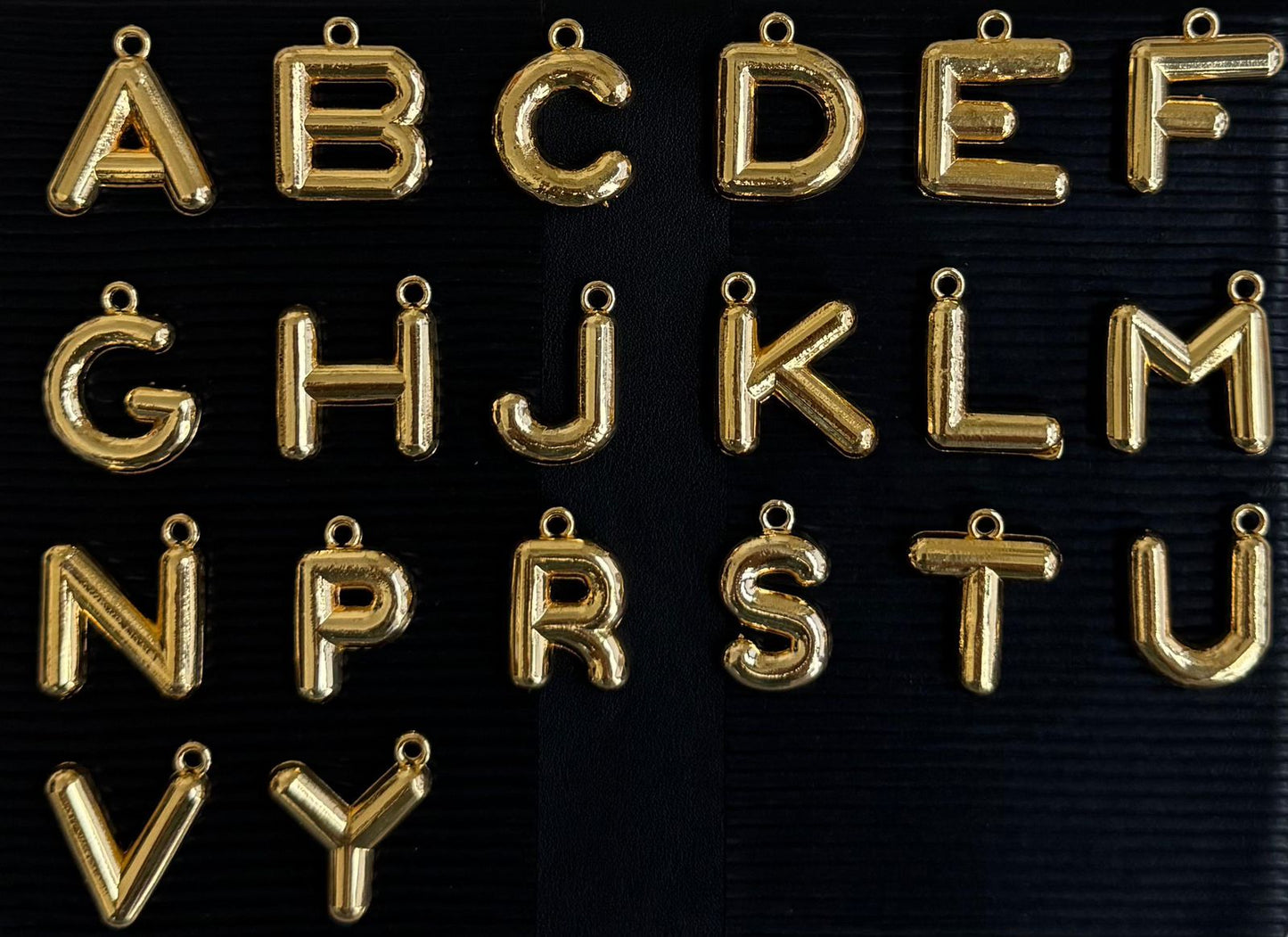 Bubble letter necklace