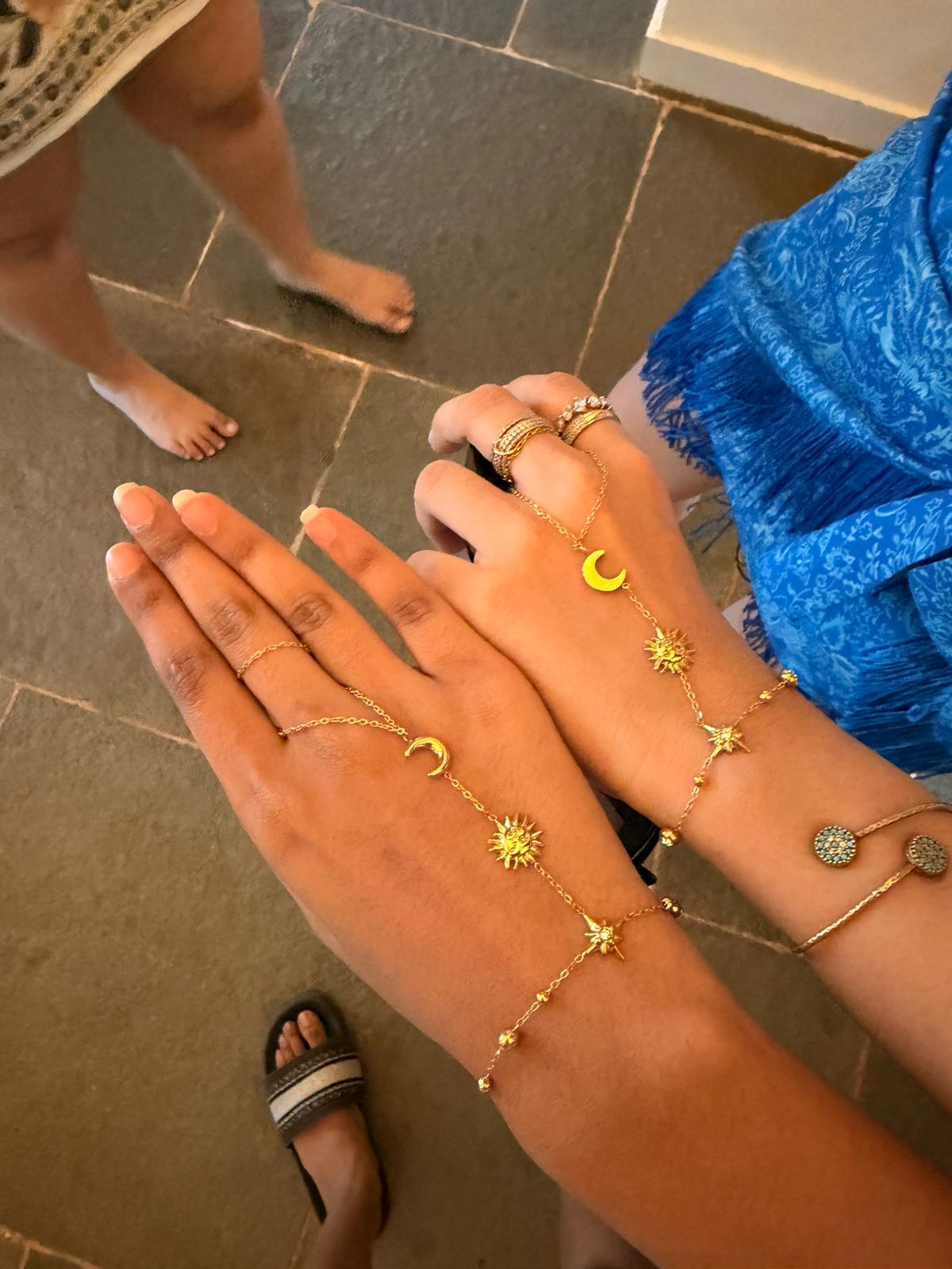 Celestial hand chain