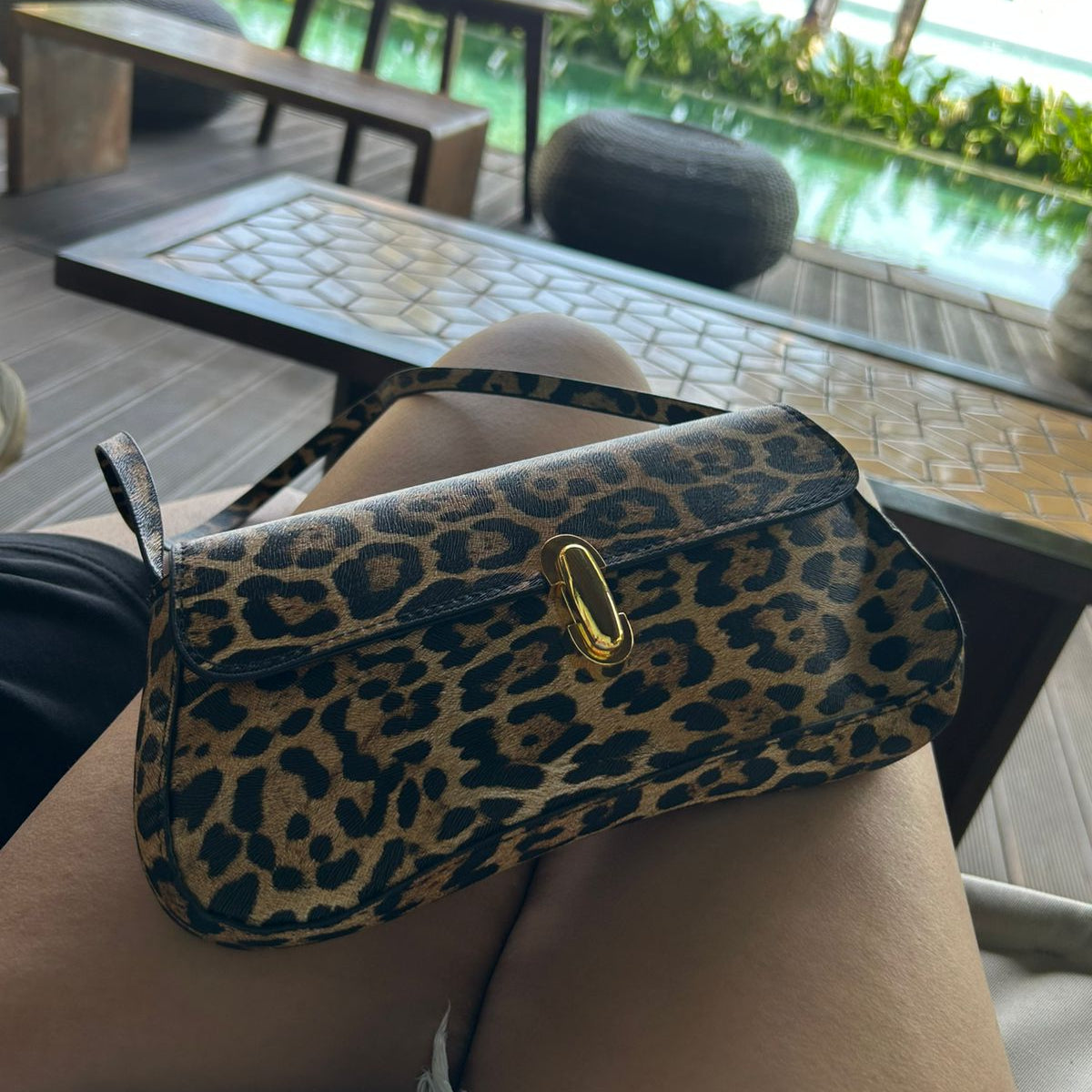 It Girl Leopard Shoulder Bag