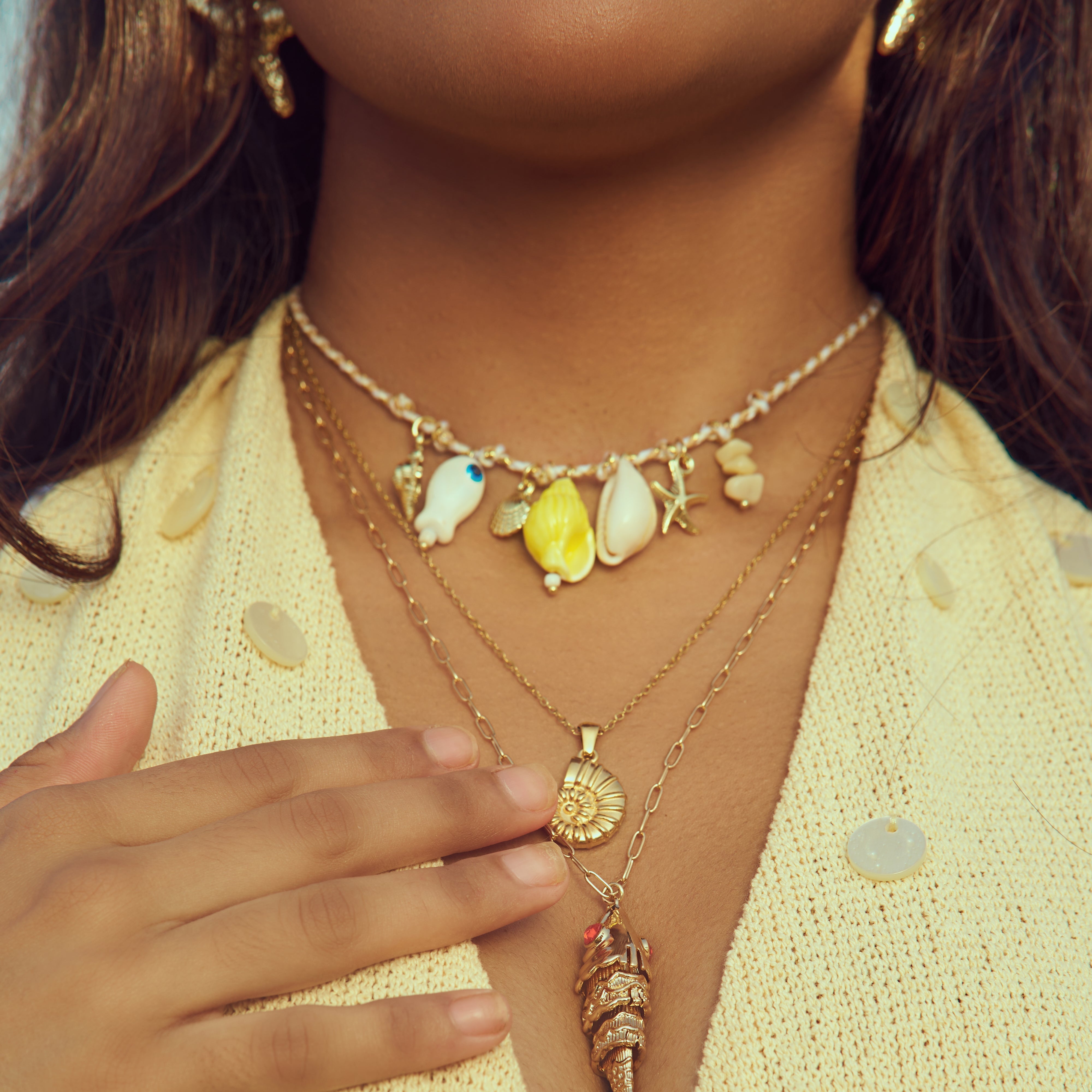 Solene Charm Necklace