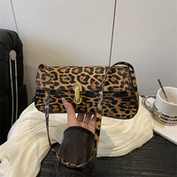 It Girl Leopard Shoulder Bag