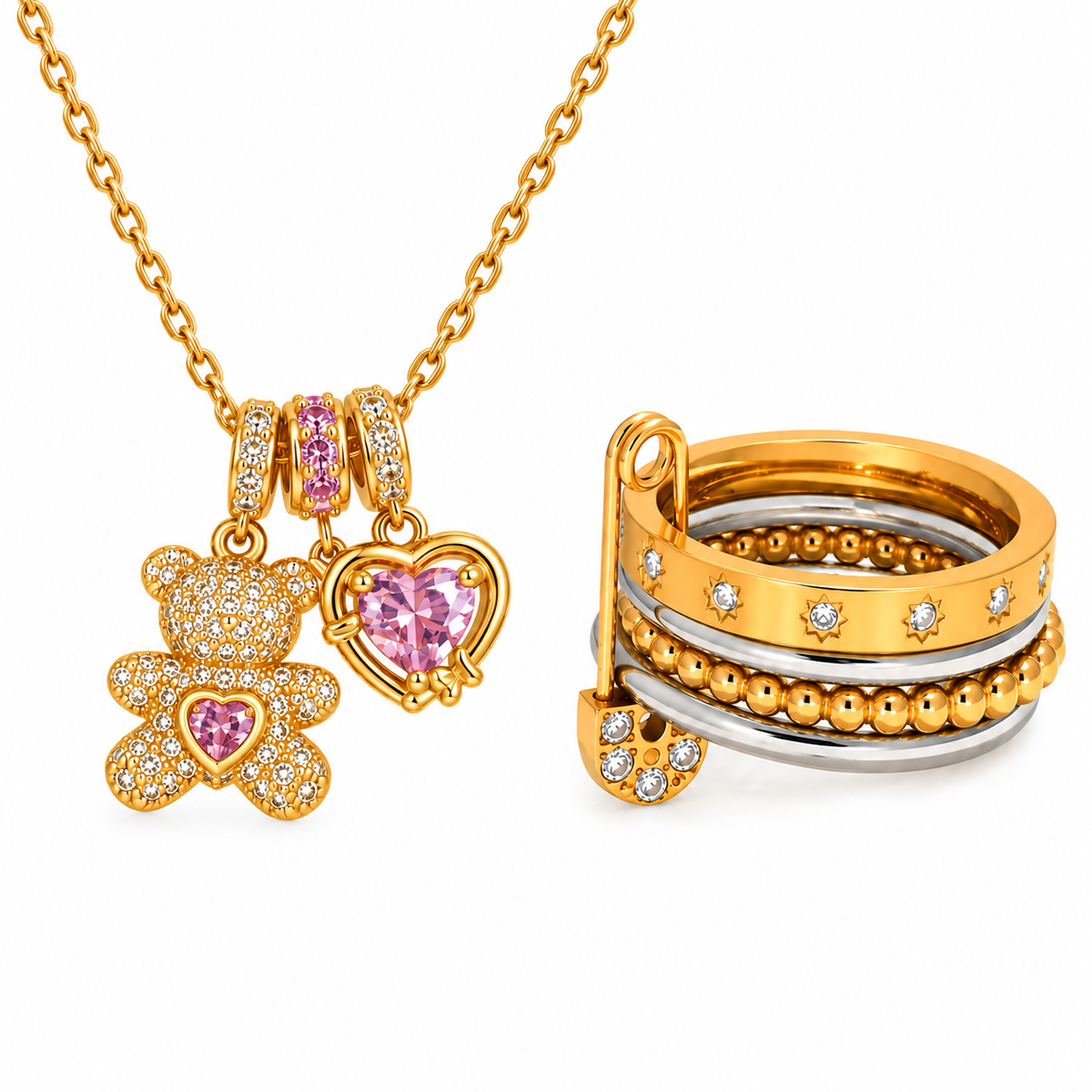 Promise ring & Coco-belle necklace combo
