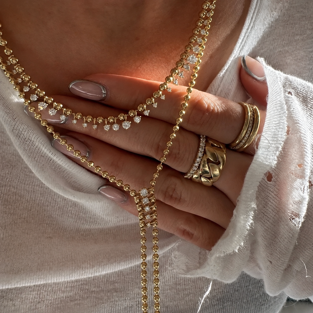 Sabrina Necklace Stack (Set of 2)