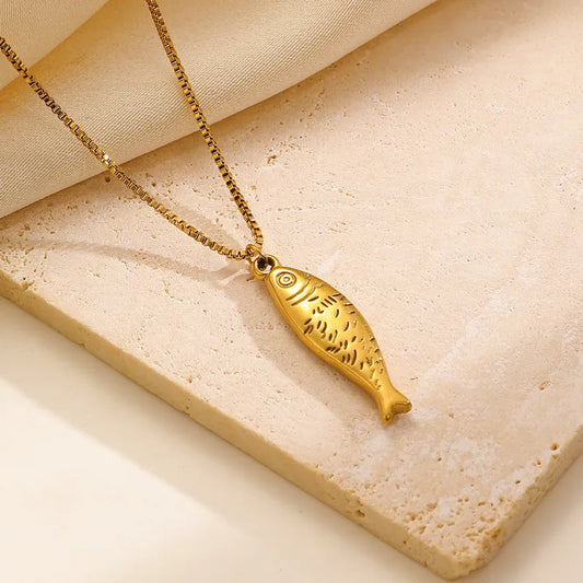 fish necklace