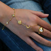 Celestial Hand Chain | 18K Gold Plated
