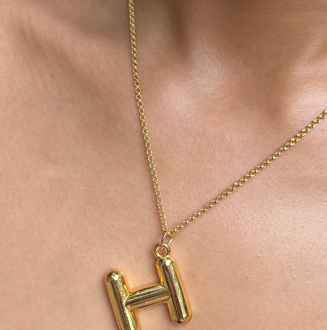 'H' initial Necklace