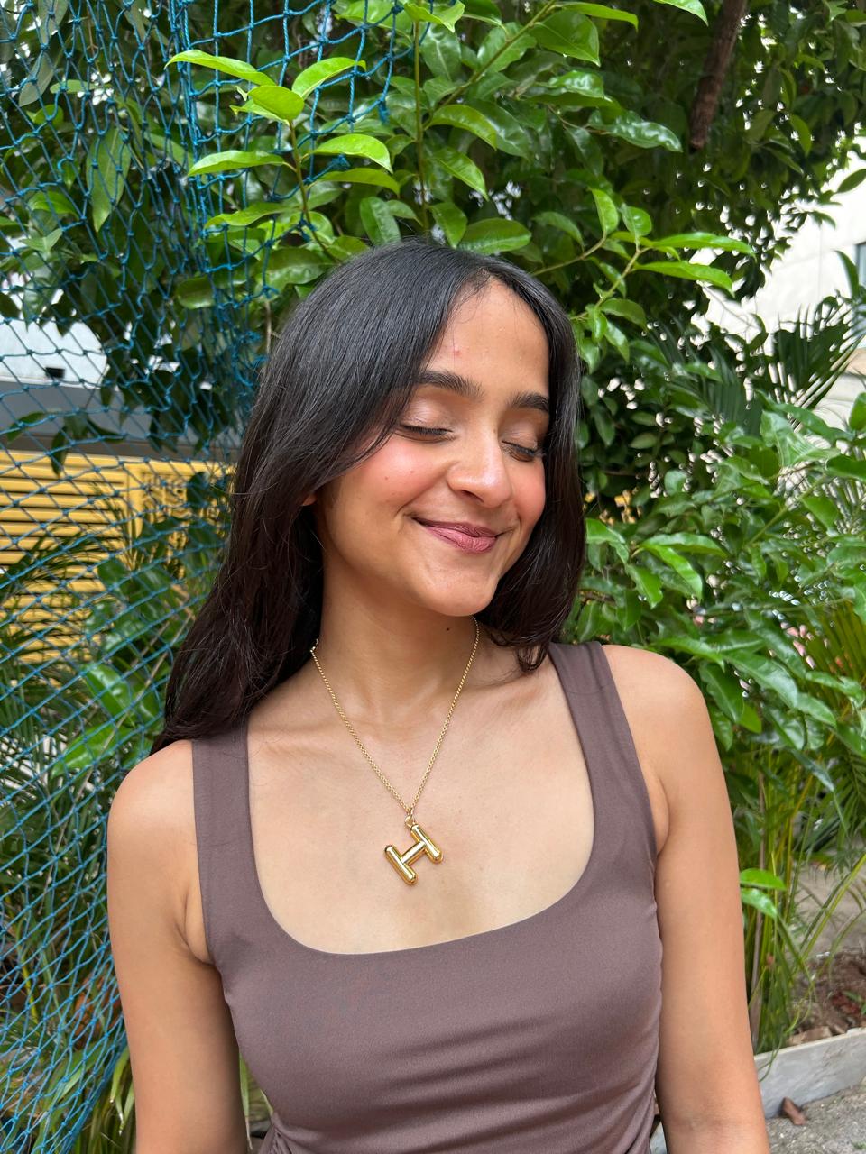 'H' initial Necklace