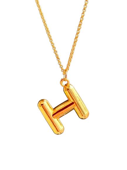 'H' initial Necklace