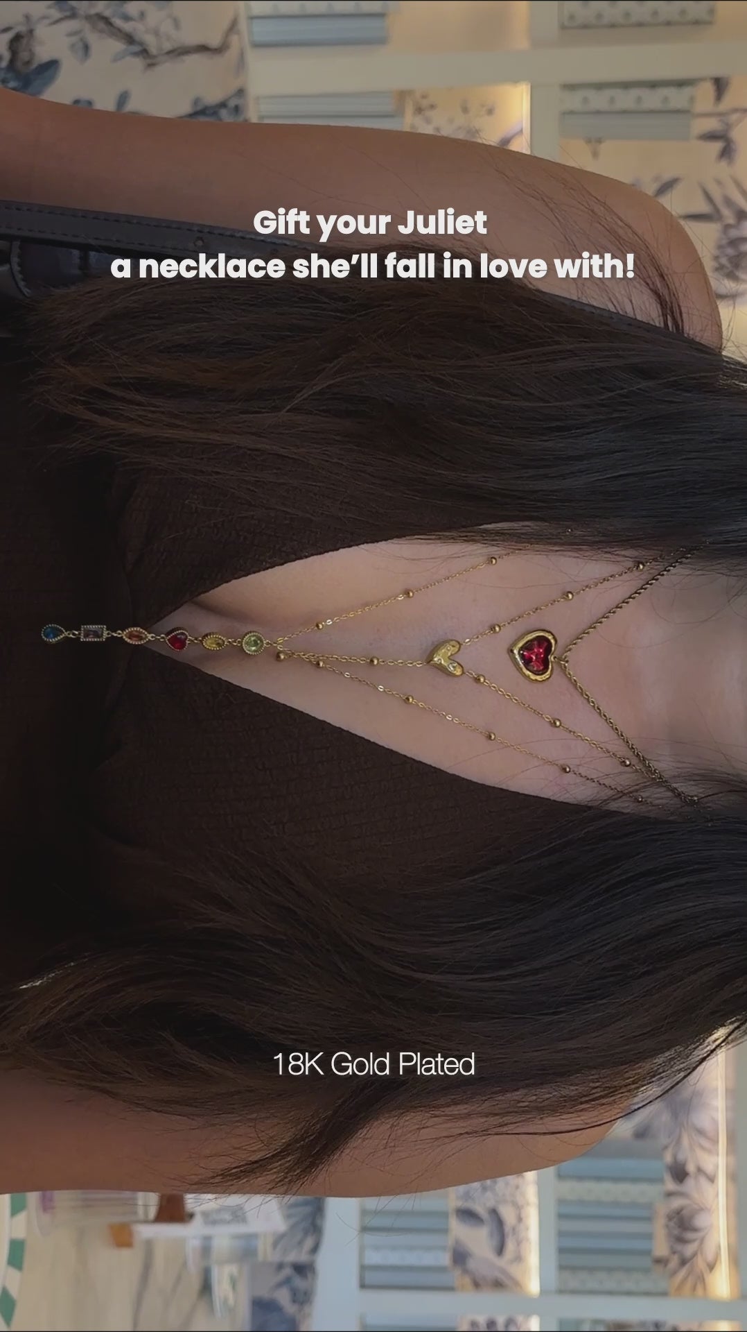 Juliet’s Necklace Stack | 18K Gold Plated (Set Of 3 Necklace)