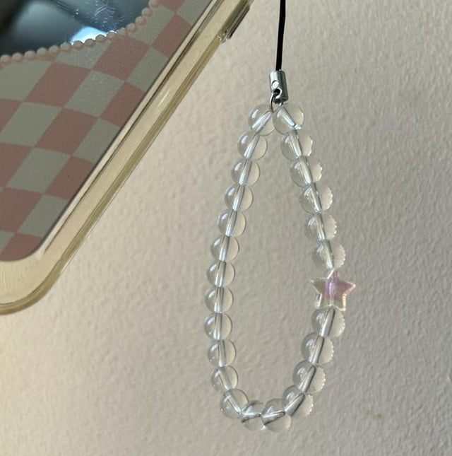 Crystal Star Minimal Phone Charm