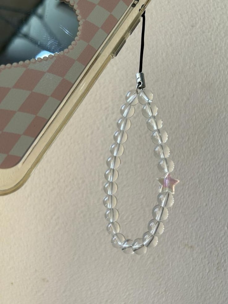 Crystal Star Minimal Phone Charm