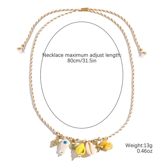 Solene Charm Necklace